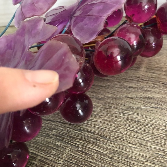 Vtg Lucite Grape Clusters - Picture 10 of 15